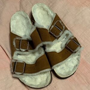 Arizona shearling sandals